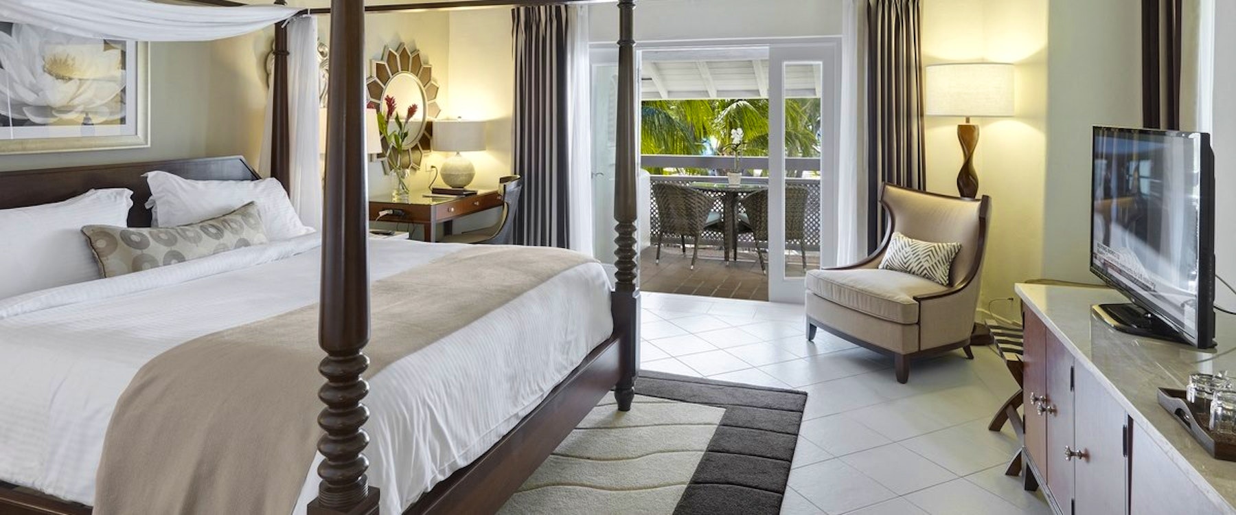 Ocean View Room Upper Floor at Colony Club by Elegant Hotels, Barbados, Caribbean