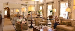 Main Lounge at Victoria Falls Hotel, Zimbabwe 