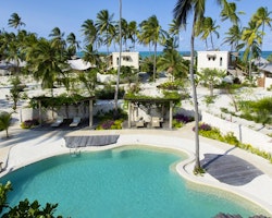 Overview of pool area at Zanzibar White Sand Luxury Villas and Spa
