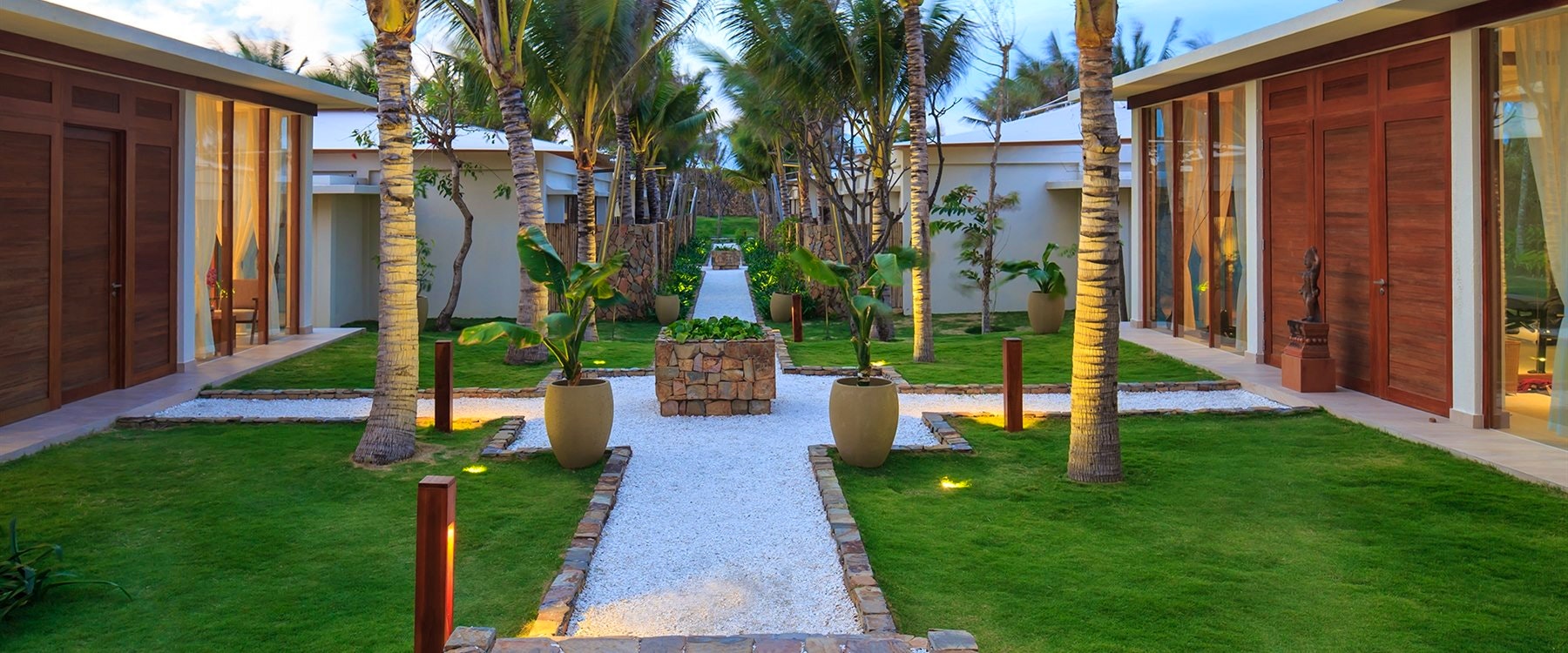 Main walkway at Fusion Resort Nha Trang