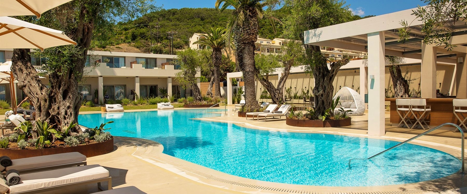Swimming Pool at Domes Miramare, A Luxury Collection Resort, Corfu, Cyprus