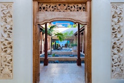 main house entrance at nevaeh villa anguilla