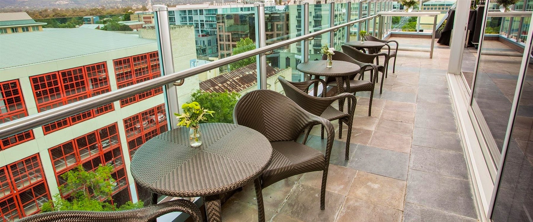 Roof Terrace at Majestic Roof Garden Hotel, Adelaide