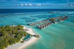Aerial View, Four Seasons Resort Maldives at Kuda Huraa
