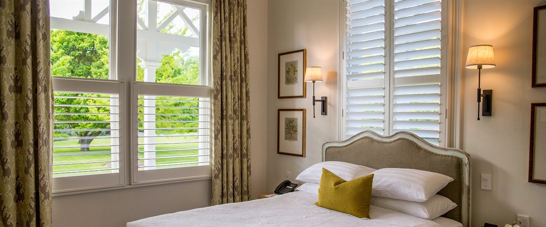 Bedroom at Marlborough Lodge, New Zealand 