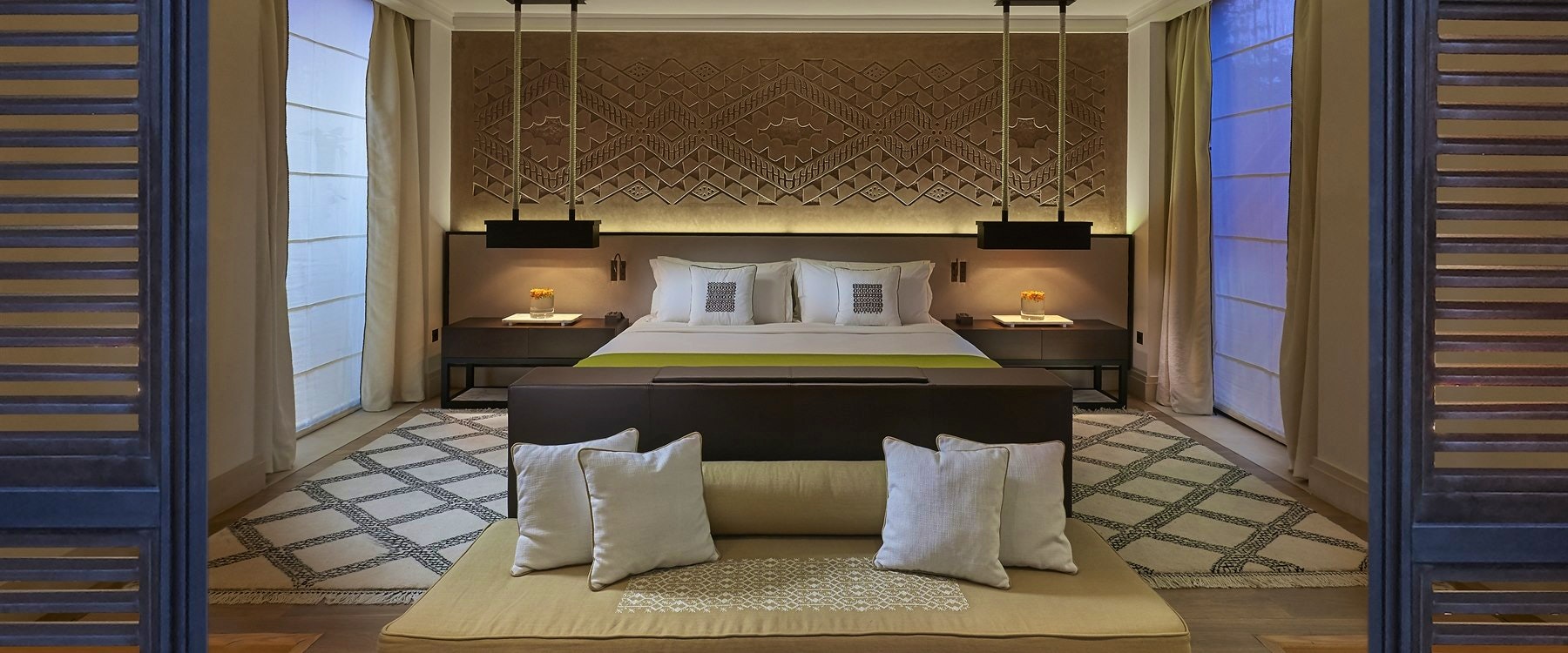 Oriental Villa Pool Bedroom at Mandarin Oriental Marrkech, Morocco
