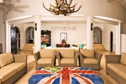 living room at martello house barbados 