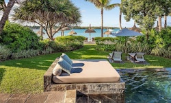 Beach lounger at Four Seasons Mauritius at Anahita