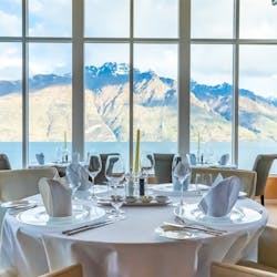 Dining Room at Matakauri Lodge, New Zealand