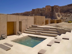spa step pool at amangiri canyon point