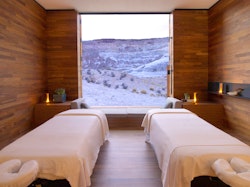 spa treatment room at amangiri canyon point