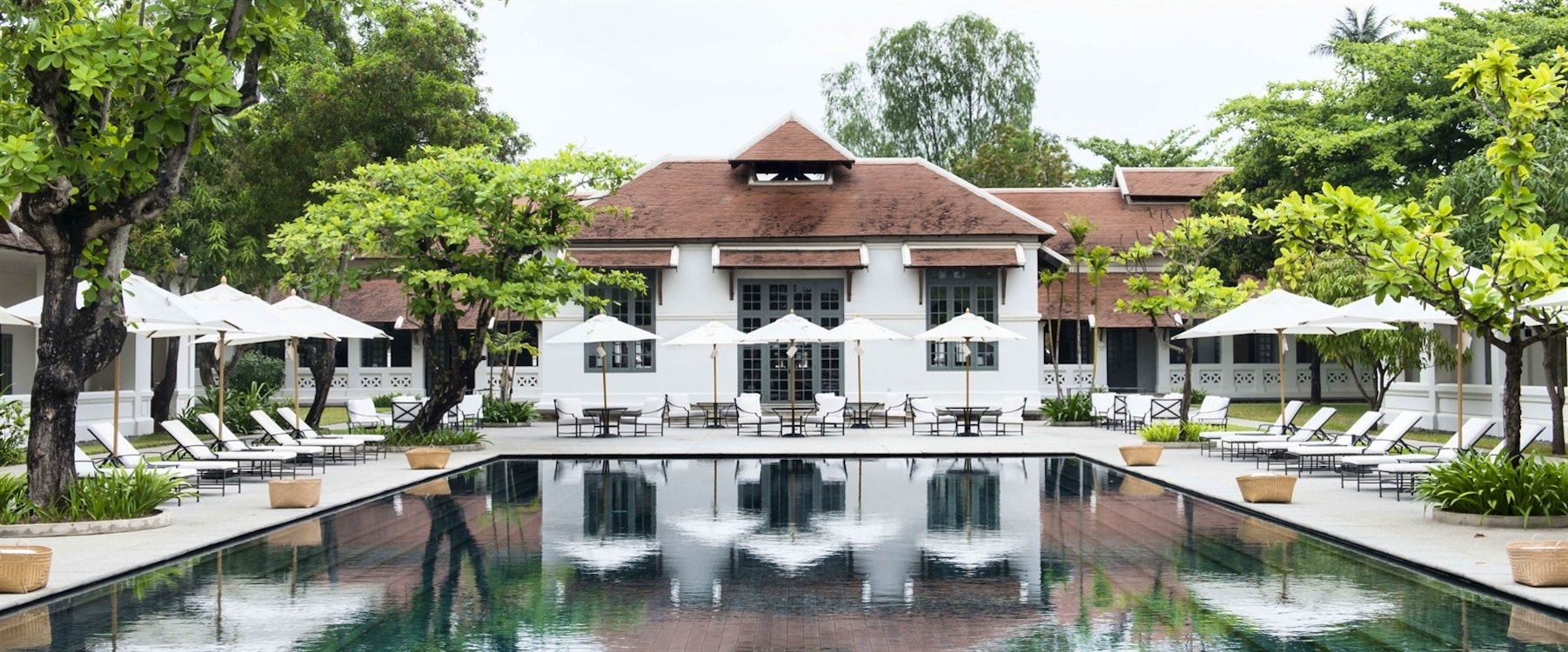 Main Swimming Pool at Amantaka, Laos