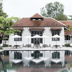Main Swimming Pool at Amantaka, Laos
