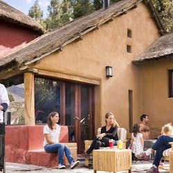 Outdoor dining, Colca Lodge