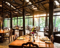 pool restaurant at dwarikas resort dhulikhel