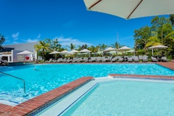 pool area at fancourt hotel george