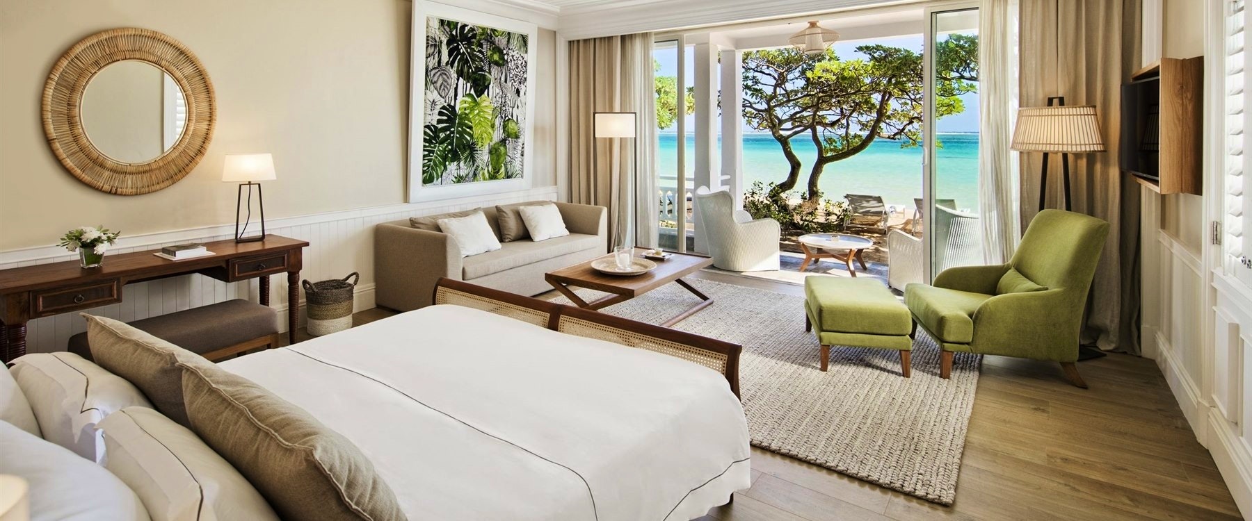 Beachfront Suite, Heritage Le Telfair Golf & Wellness Resort, Mauritius 