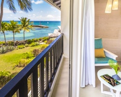 Beautiful Vedroom balcony View at La Creole Beach Hotel & Spa, Guadeloupe
