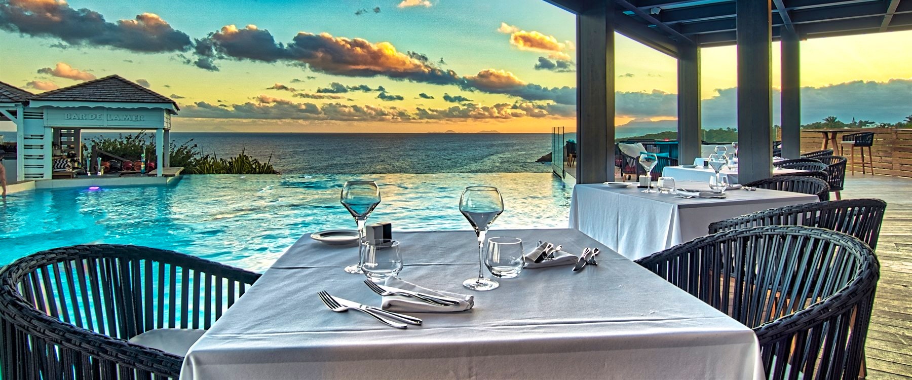 Restaurant at La Toubana Hotel & Spa, Guadeloupe