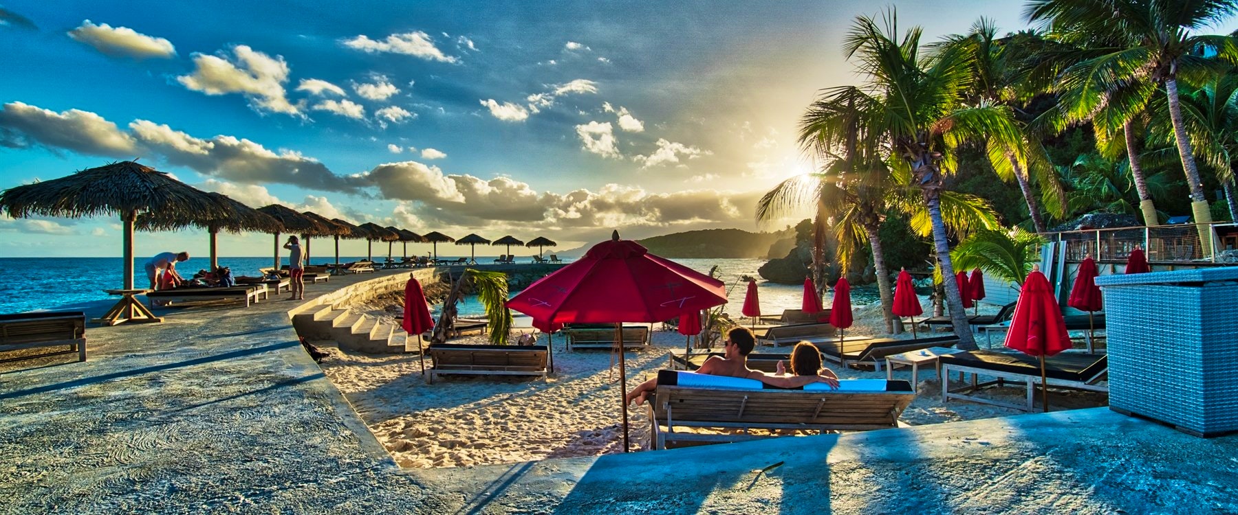 Beach Area at La Toubana Hotel & Spa, Guadeloupe
