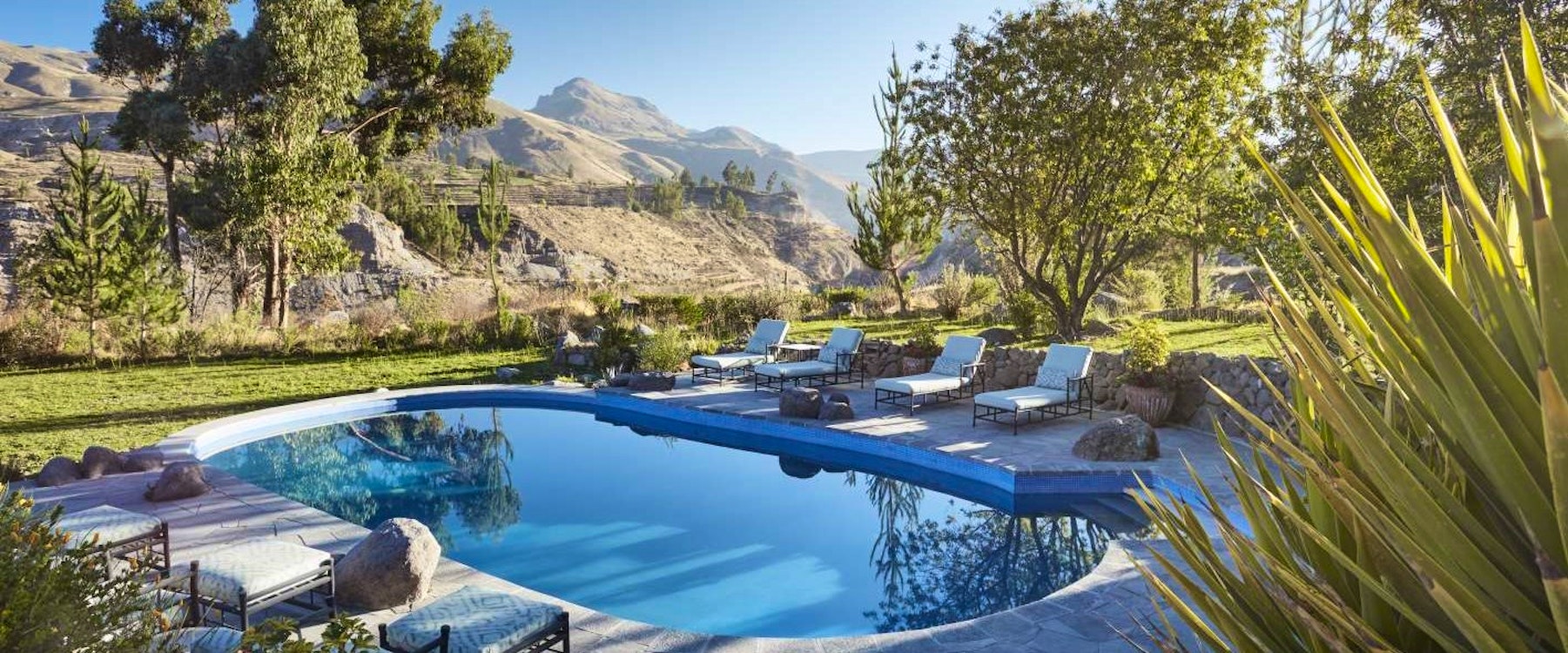 swimming pool, Las Casitas, A Belmond Hotel, Colca Canyon 