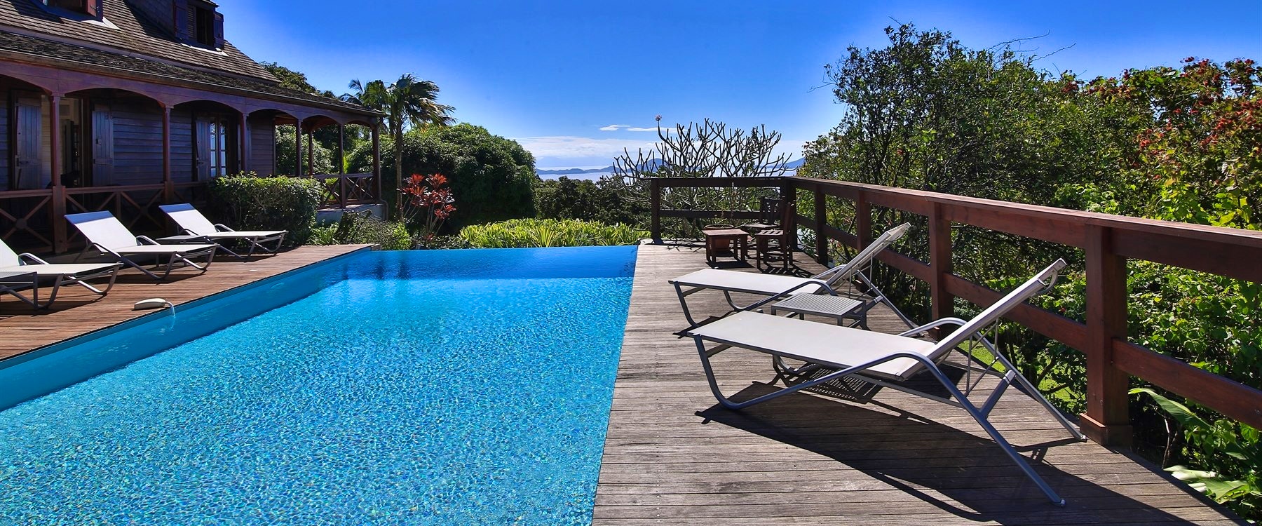 Pool at Le Jardin Malanga Hotel, Guadeloupe