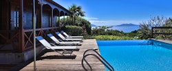 Pool Area at Le Jardin Malanga Hotel, Guadeloupe