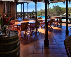 Restaurant at Le Jardin Malanga Hotel, Guadeloupe