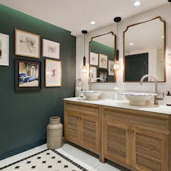 Bathroom at paradise cove boutique hotel
