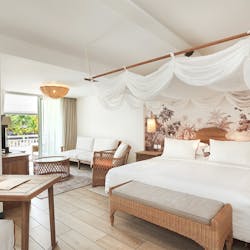 bedroom example at paradise cove boutique hotel