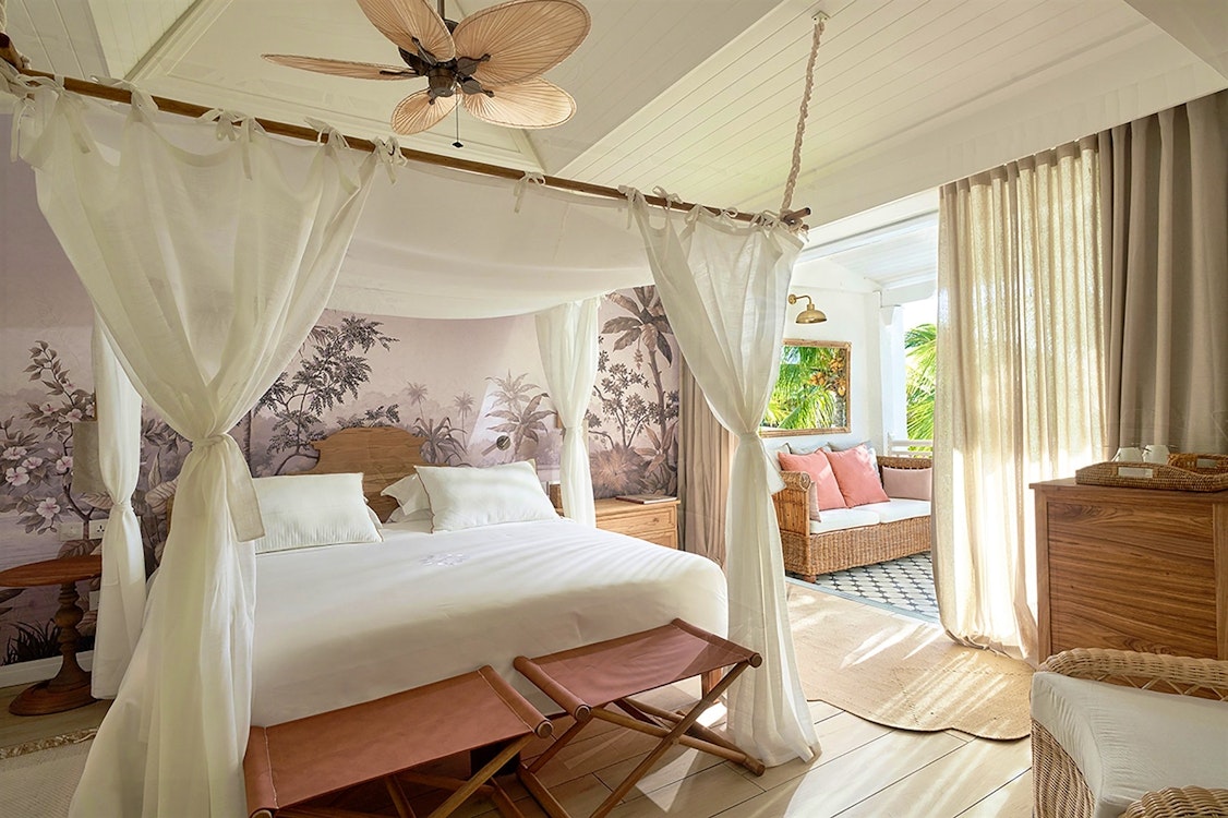bedroom example at paradise cove boutique hotel