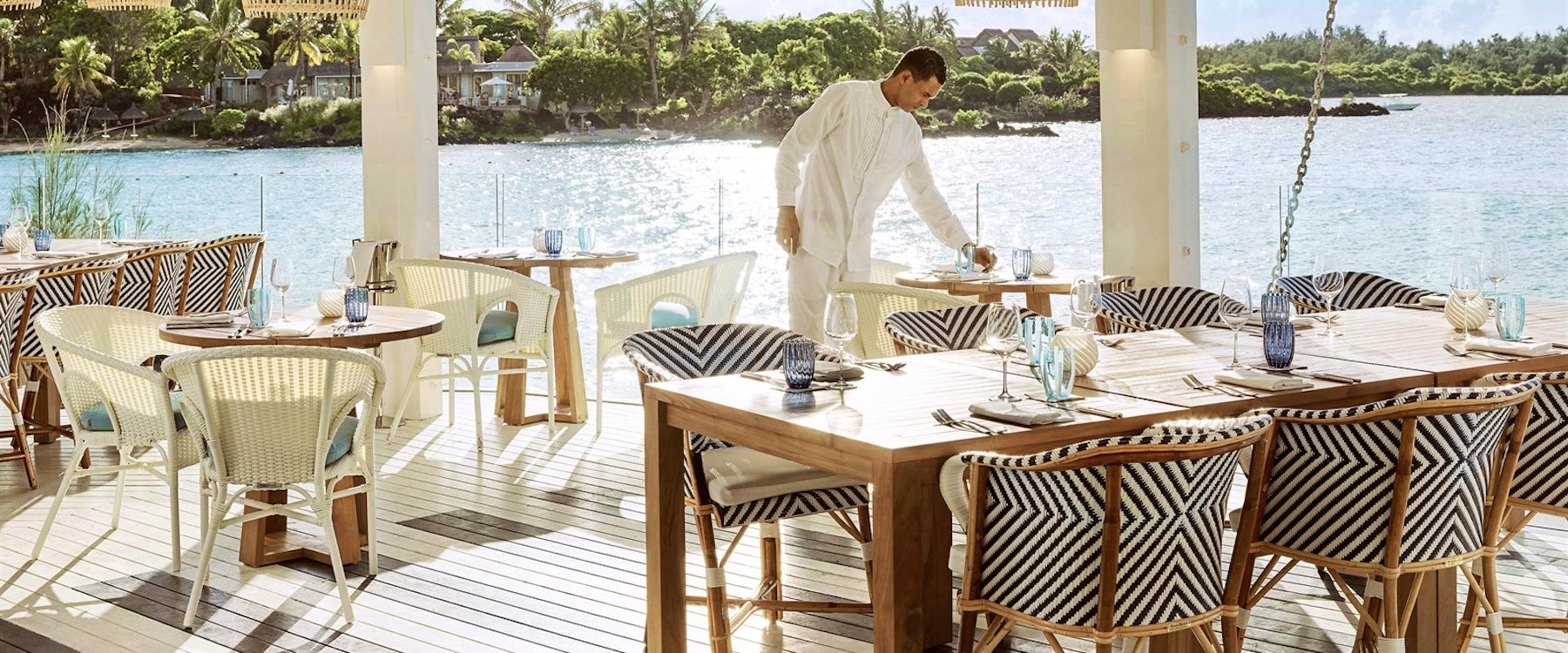 bodrum blue restaurant at lux grand gaube