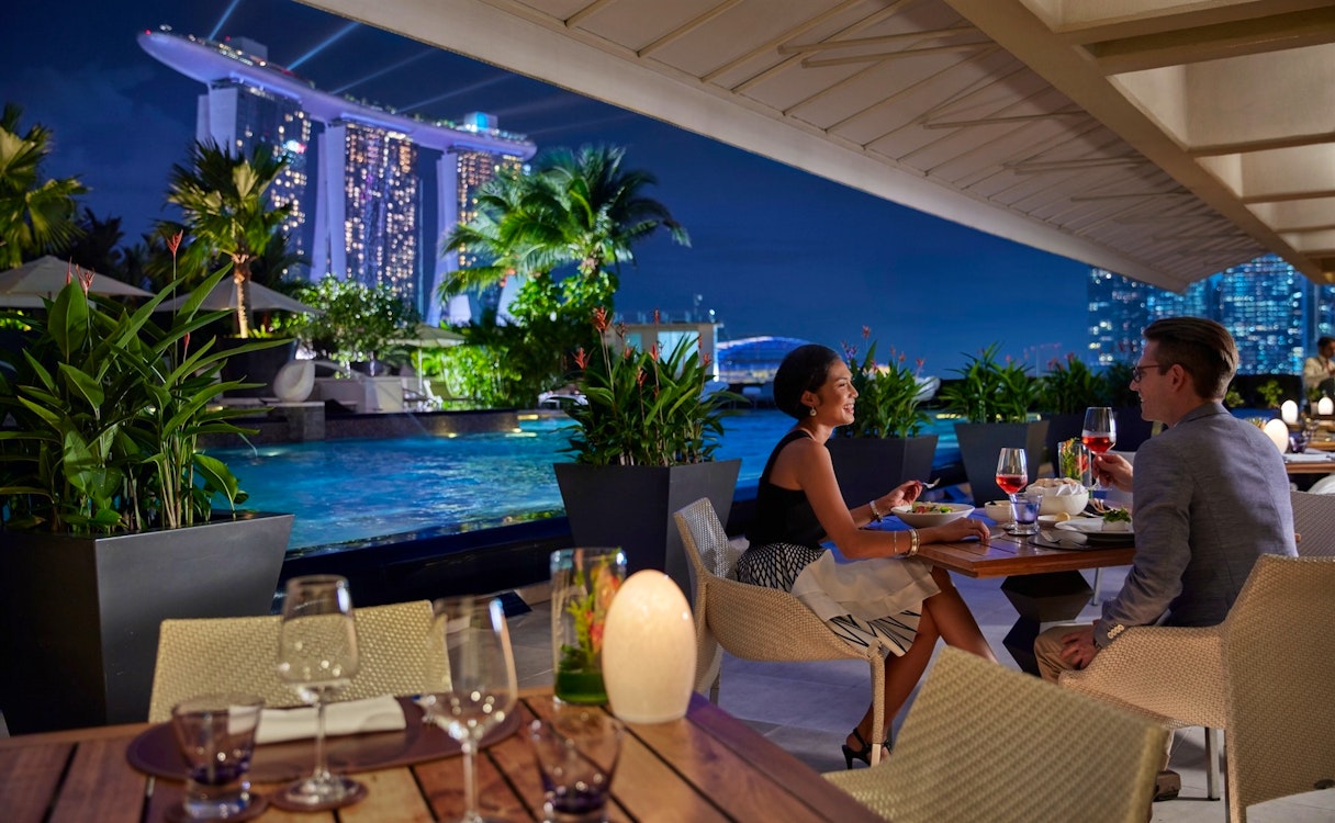Dolce Vita Terrace, Mandarin Oriental, Singapore, Asia