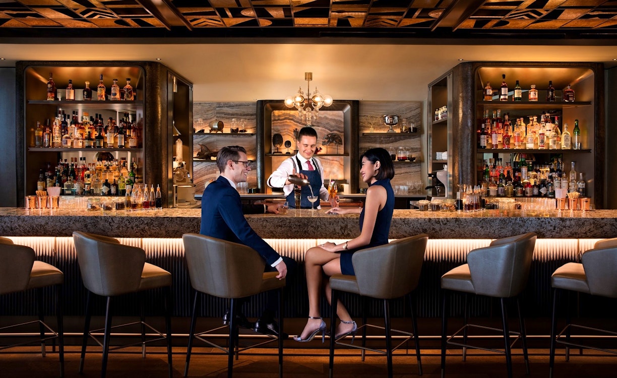 MO Bar Counter, Mandarin Oriental, Singapore, Asia