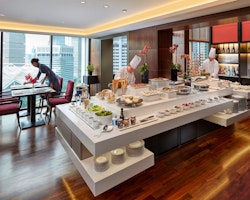 Oriental Club Lounge Food Selection, Mandarin Oriental, Singapore, Asia