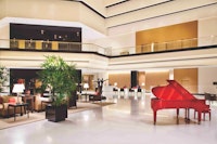the lobby