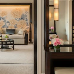 Deluxe Suite Dressing Area at Peninsula Chicago