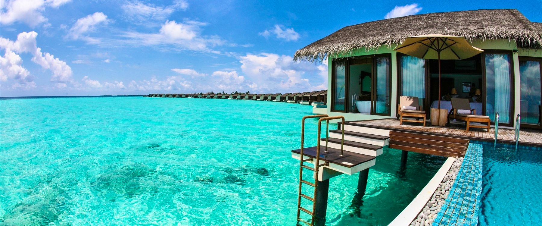 one bedroom water pool villa