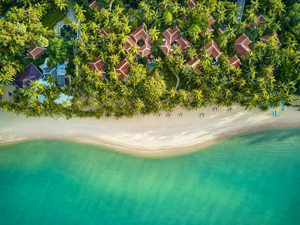 Aerial view of Santiburi, Samui, Koh Samui, Thailand