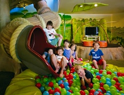 Giant tree-house slide at Shangri-La's Rasa Sentosa Resort & Spa