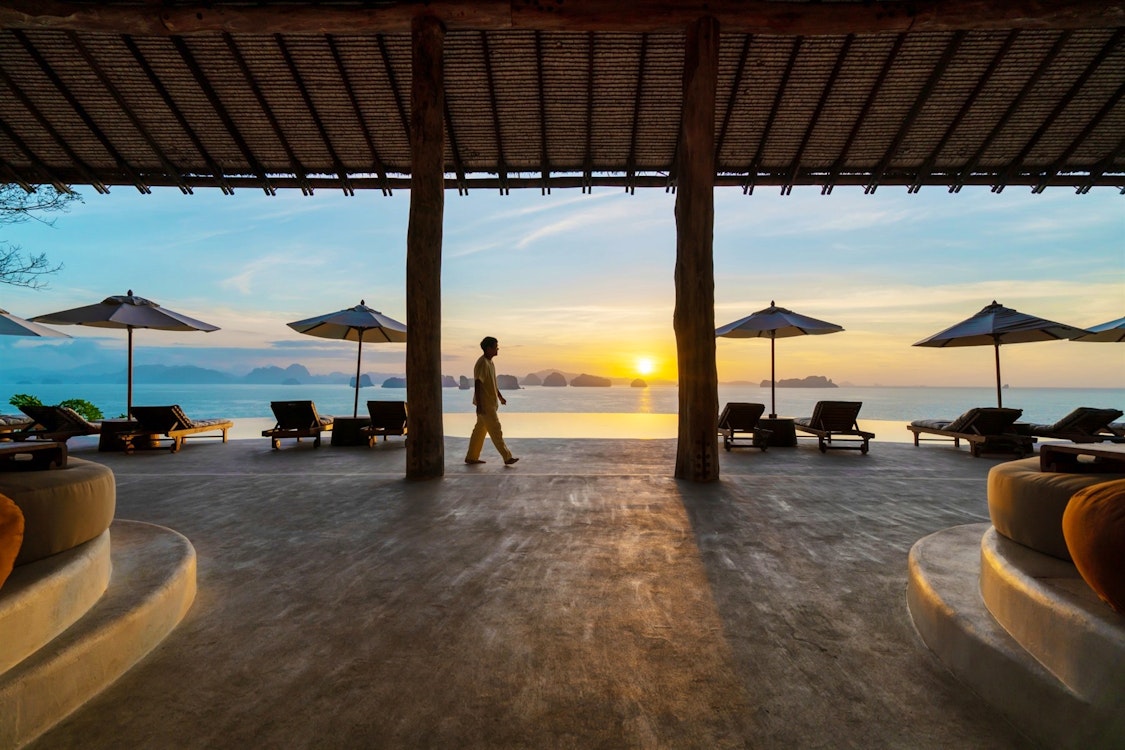 Sunrise view from the Hilltop, Six Senses Yao Noi, Thailand
