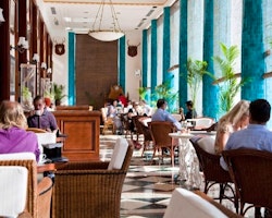 the atrium at the imperial new delhi