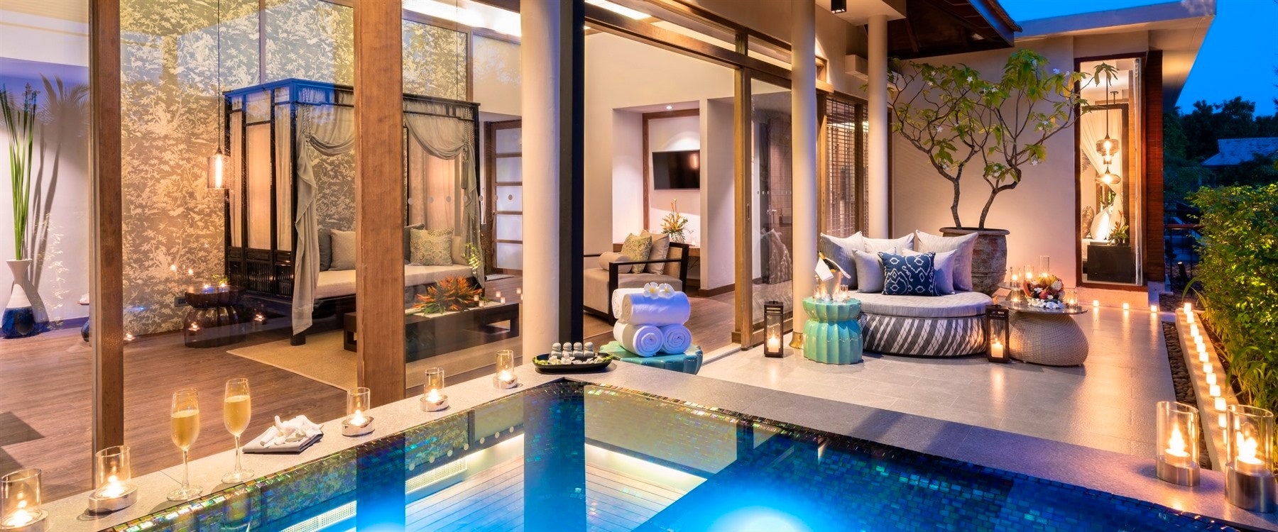 Jacuzzi Pool Suite Terrace at The Sarojin, Thailand 