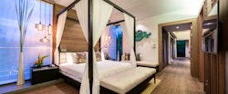 Jacuzzi Pool Suite Bedroom at The Sarojin, Thailand 