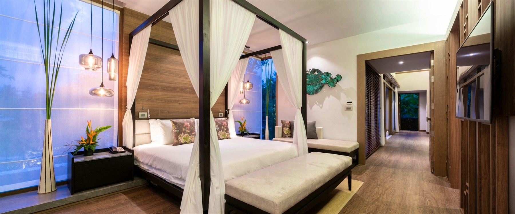 Jacuzzi Pool Suite Bedroom at The Sarojin, Thailand 