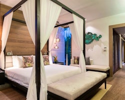 Jacuzzi Pool Suite Bedroom at The Sarojin, Thailand