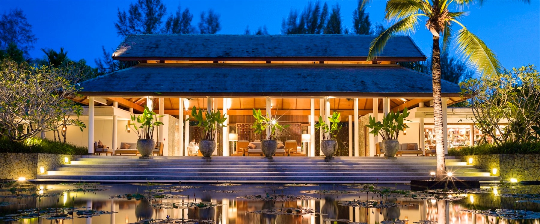 Lobby at The Sarojin, Thailand  