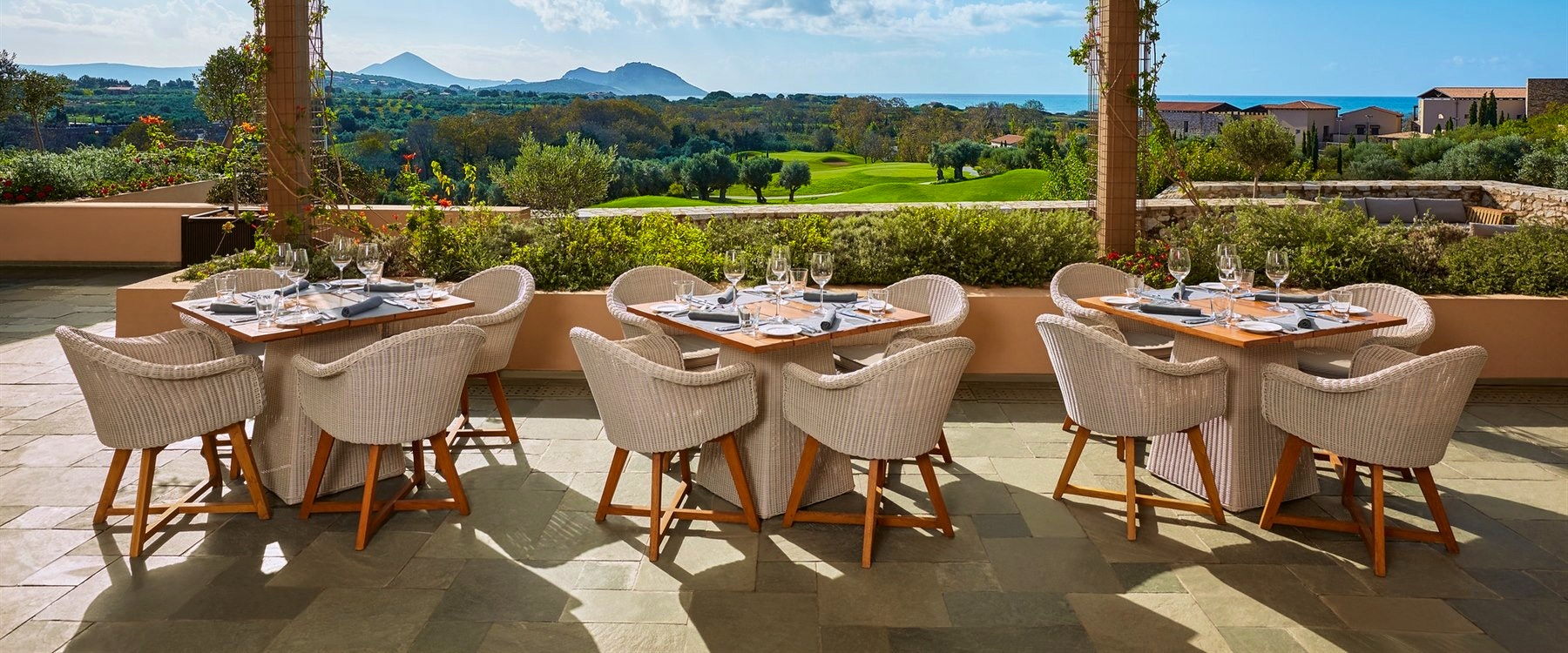 Flame Restaurant at The Westin Resort Costa Navarino, Peloponnese, Greece