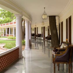 exterior throughfare at vivanta by taj sawai madhopur