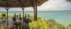 Meditation at nirvana shanti at Four Seasons Resort Bali at Jimbaran Bay